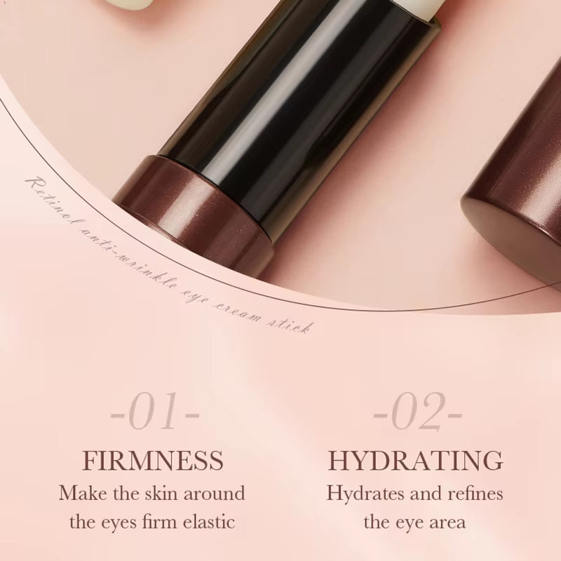 Retinol Eye Cream Stick anti Dark Circles under the Eyes Moisturizing Firming Eyes Cream Eye Skin Care Products