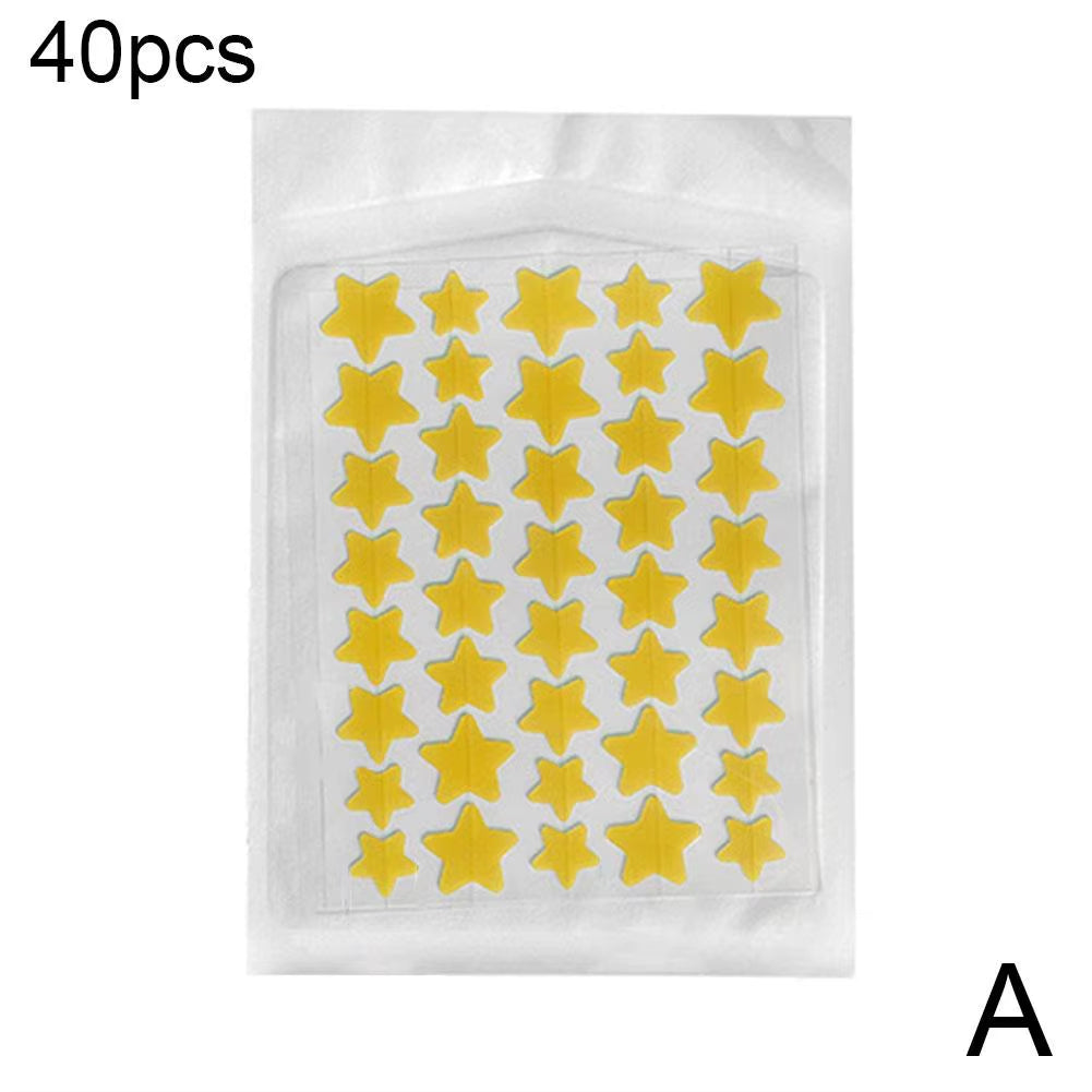 35/40Pcs Colorful Cute Star Heart Shaped Acne Treatment Sticker Invisible Acne Cover Pimple Patch Skin Care