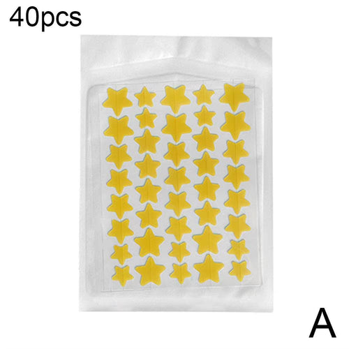 35/40Pcs Colorful Cute Star Heart Shaped Acne Treatment Sticker Invisible Acne Cover Pimple Patch Skin Care